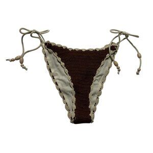 It's Now Cool Crochet Brazilian Bikini Bottoms in Saguaro